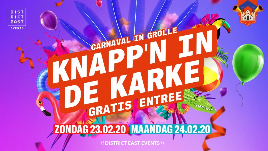 Carnaval | Knapp'n in de Karke 23 en 24 februari